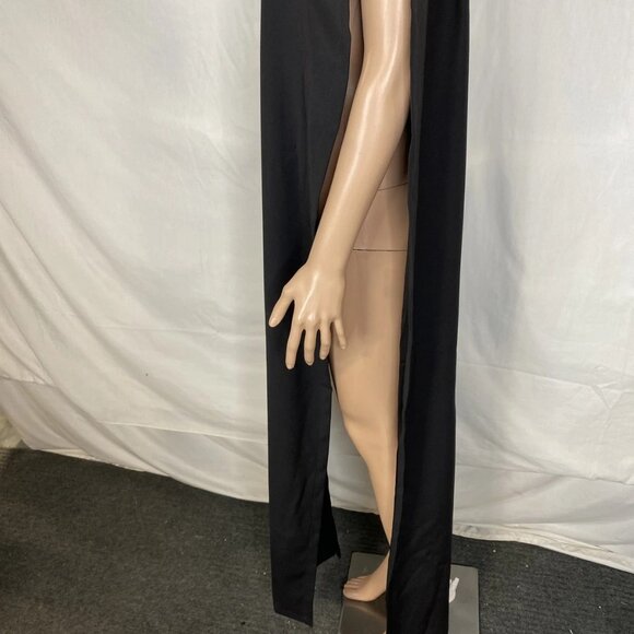 Florian Wowretzko Unisex Long Open-Side Shirt Dress – Black – Size M - Picture 5 of 11